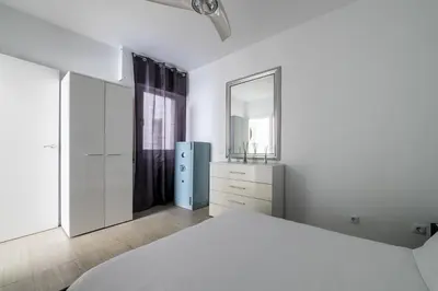 Cama o camas de una habitación en Apartamento Plaza de España