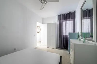 Cama o camas de una habitación en Apartamento Plaza de España