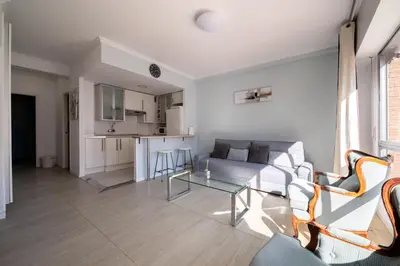 Una cocina o zona de cocina en Apartamento Plaza de España