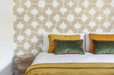 Cama o camas de una habitación en Apartamento Boutique Retiro I - Alojamiento corta estancia