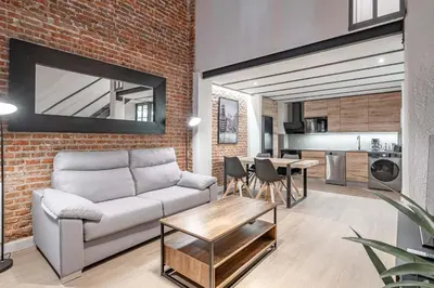 Una cocina o zona de cocina en Apartamento Deluxe Prosperidad