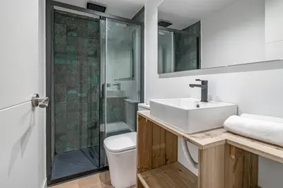 Un baño de Apartamento Deluxe Prosperidad