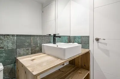 Un baño de Apartamento Deluxe Prosperidad
