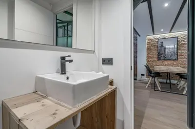Un baño de Apartamento Deluxe Prosperidad