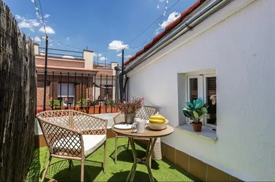 Un balcón o terraza de Ático Paseo Del Prado
