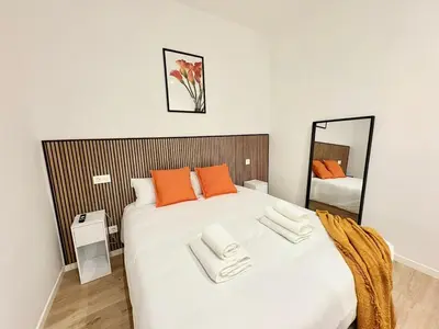 Cama o camas de una habitación en Retiro Residence Cala