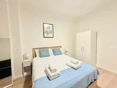 Cama o camas de una habitación en Retiro Residence Hortensia