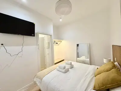 Cama o camas de una habitación en Retiro Residence Clavel