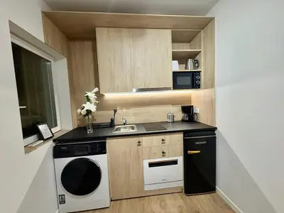 Una cocina o zona de cocina en Retiro Residence Clavel