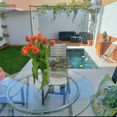 Oasis with private pool in Madrid