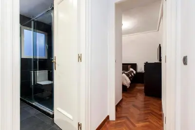 Cama o camas de una habitación en Luxury apartment in the center