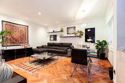 Zona de estar de Luxury apartment in the center