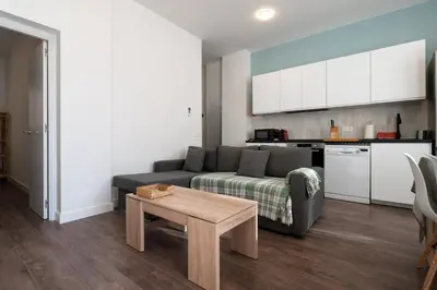Una cocina o zona de cocina en GuestReady – Quiet and modern apartment in Madrid