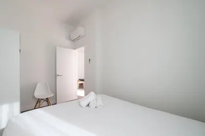 Cama o camas de una habitación en GuestReady – Quiet and modern apartment in Madrid