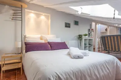 Cama o camas de una habitación en CSF6 - white loft latina