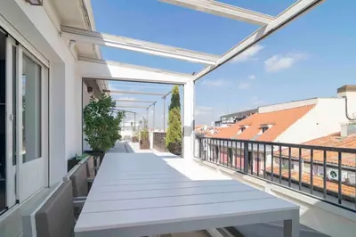 Un balcón o terraza de Ático exclusivo junto a Plaza Mayor