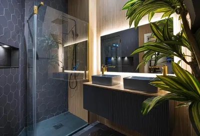 Un baño de ººIM La Latina-City Centre-WiFi-AC-SmartTVºº