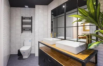 Un baño de ºººIM La Latina-City Centre-WiFi-AC-SmartTVººº