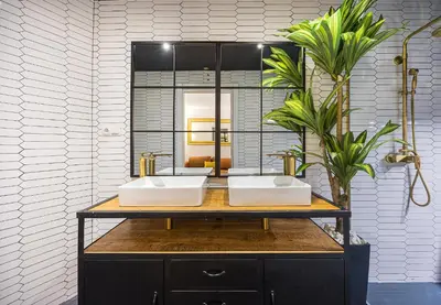 Un baño de ºººIM La Latina-City Centre-WiFi-AC-SmartTVººº