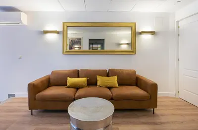 Zona de estar de ºººIM La Latina-City Centre-WiFi-AC-SmartTVººº
