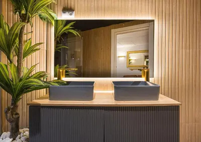 Un baño de ººººIM La Latina-City Centre-WiFi-AC-SmartTVºººº