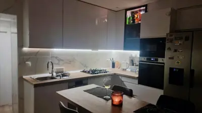 Una cocina o zona de cocina en Habitación privada con baño compartido en Madrid
