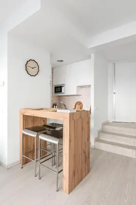 Una cocina o zona de cocina en Villanueva Wood Loft