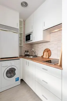 Una cocina o zona de cocina en Villanueva Wood Loft