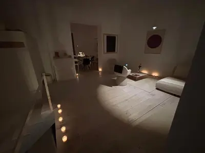 Cama o camas de una habitación en RU concept Studio Malasaña