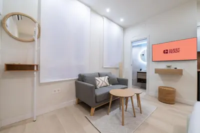 Zona de estar de GuestReady - Cute Studio in the heart of Madrid