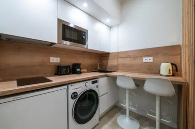 Una cocina o zona de cocina en GuestReady - Cute Studio in the heart of Madrid