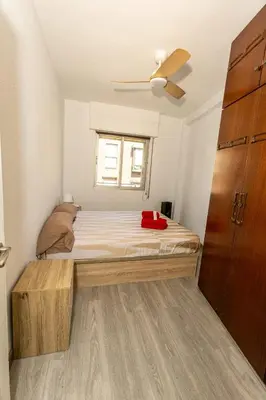 Cama o camas de una habitación en Apartament with balcony