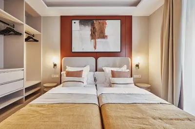 Cama o camas de una habitación en Centro XVI Costanilla de Santiago 6BR 6BH