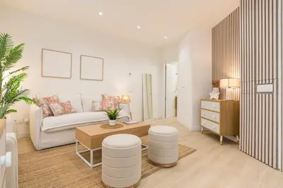 Zona de estar de GuestReady - Modern and Cozy studio in Madrid
