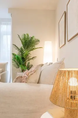 Cama o camas de una habitación en GuestReady - Modern and Cozy studio in Madrid