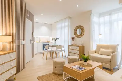 Zona de estar de GuestReady - Modern and Cozy studio in Madrid