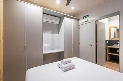 Cama o camas de una habitación en Apartamento Superior Prosperidad