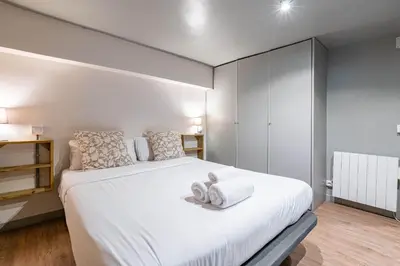 Cama o camas de una habitación en Apartamento Superior Prosperidad