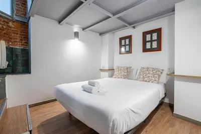 Cama o camas de una habitación en Apartamento Superior Prosperidad