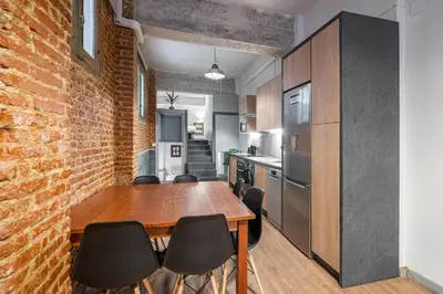 Una cocina o zona de cocina en Apartamento Superior Prosperidad