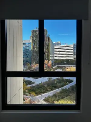 Vista general de Madrid o vista desde el apartamento