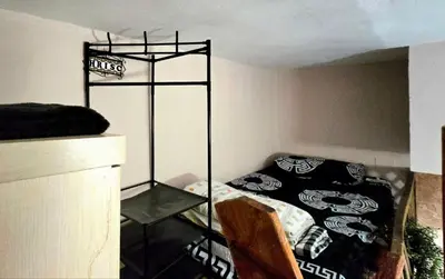 Cama o camas de una habitación en 4Caminos Madrid
