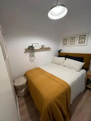 Cama o camas de una habitación en Dreamy 1BR with Great Balconny