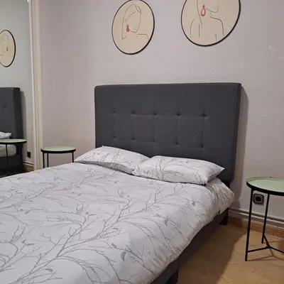 Cama o camas de una habitación en Avenida de America Suite Terrace
