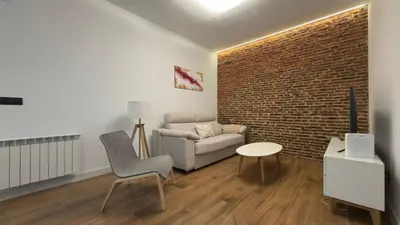 Zona de estar de Comfort in the financial heart of Madrid - María Panes