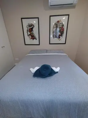 Cama o camas de una habitación en Coqueto Apartamento Reformado en Pleno Centro