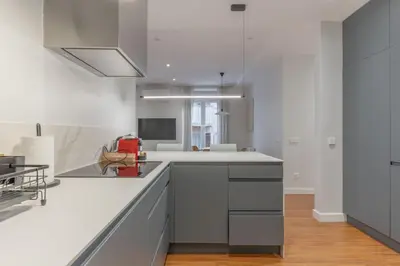 Una cocina o zona de cocina en Wide Stylish-1Bedroom 1Bathroom -Las Letras
