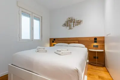 Cama o camas de una habitación en Cozy central - 1Bedroom 1Bathroom - Malasaña