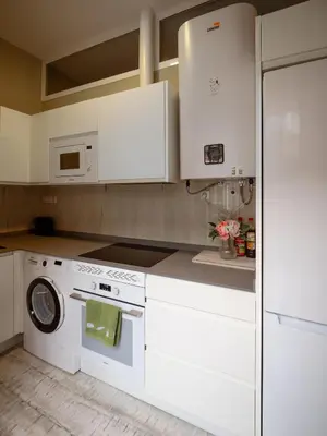 Una cocina o zona de cocina en Beautiful apt near Santiago Bernabéu - Quijote