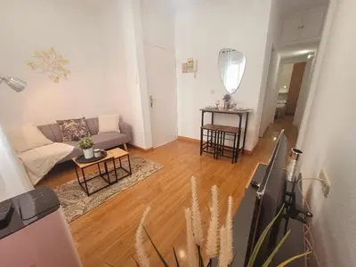 Zona de estar de Bonito piso céntrico a 2 estaciones de Gran Vía